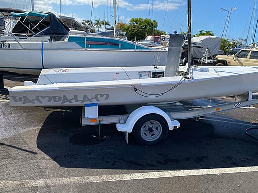 VX One Boat on trailer