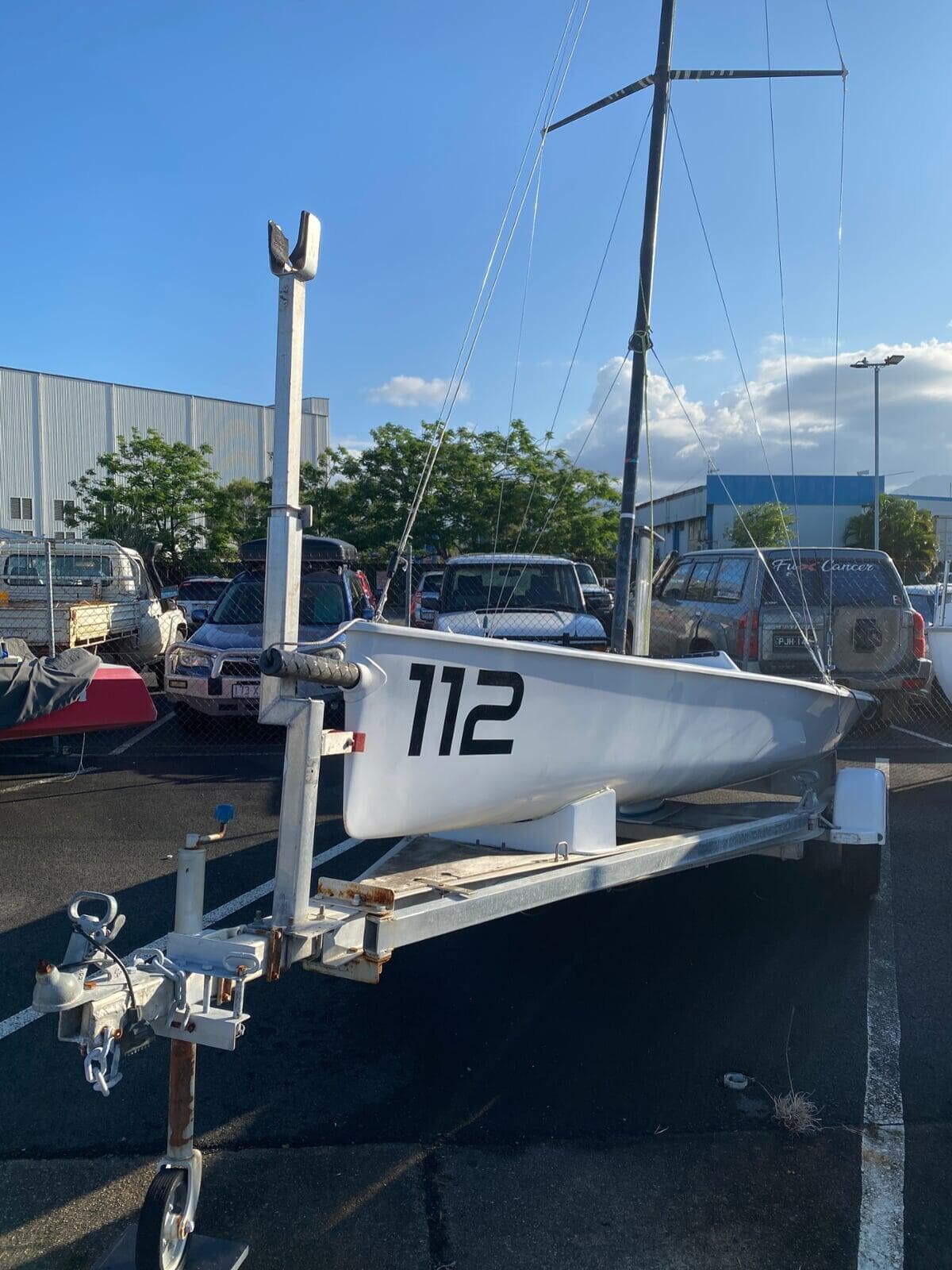 Boat on trailer