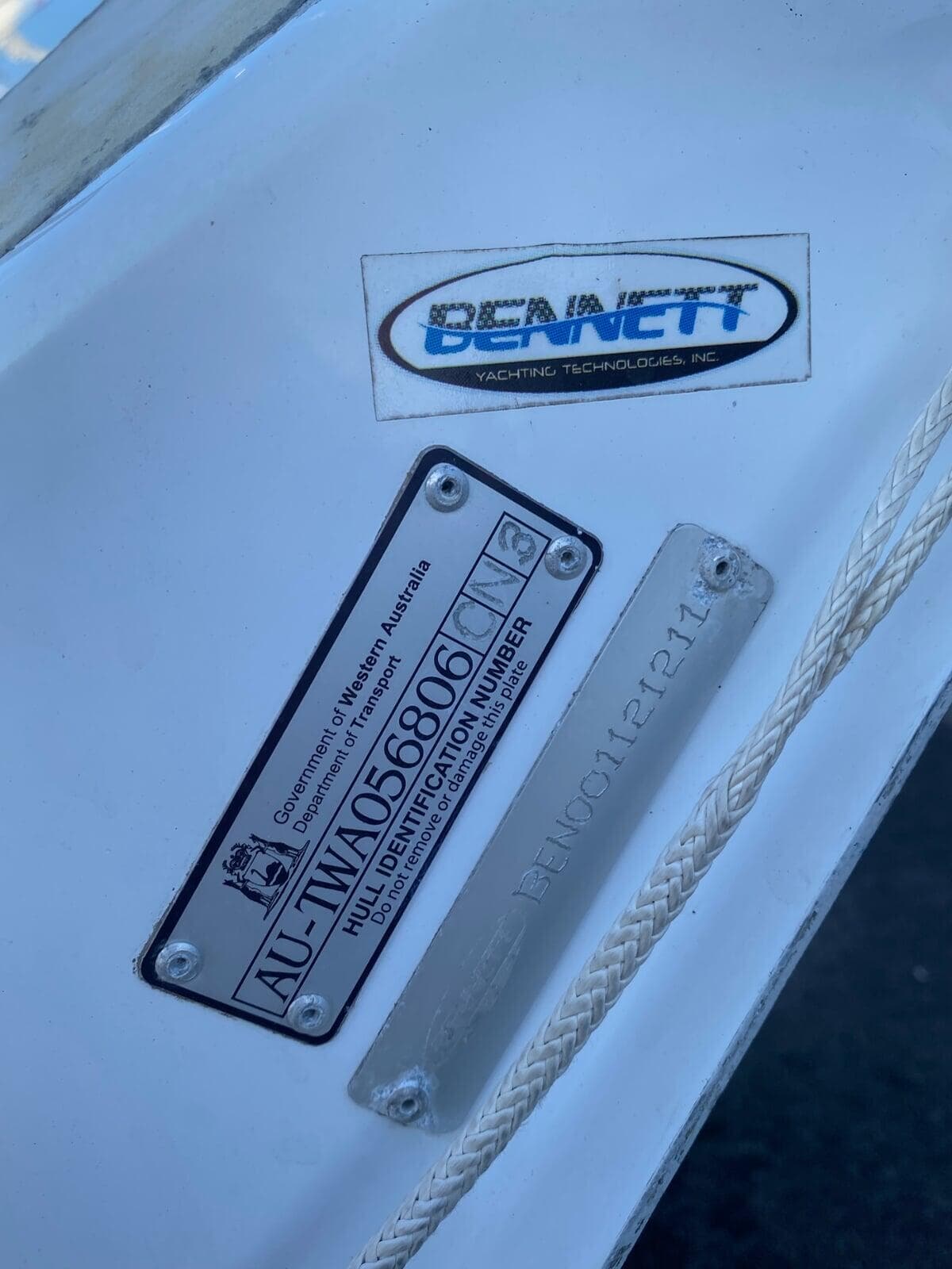 Boat identification placards